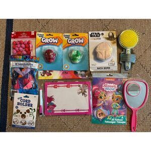 Bundle Lot of Ten (10) New Stocking Stuffer Items Bath Bomb Grow Creature Troll